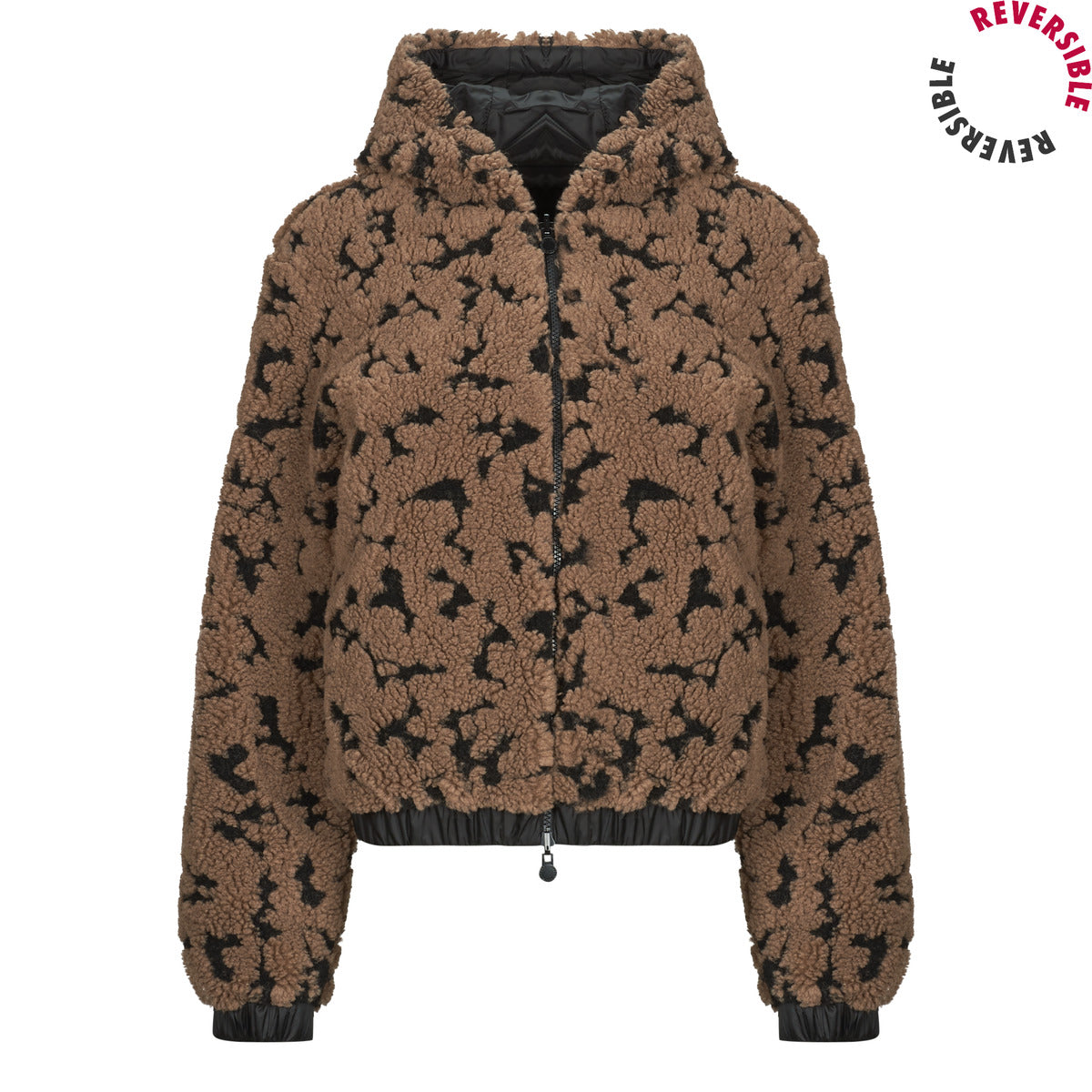 Piumino Donna Emporio Armani EA7  TRAIN GRAPHIC SERIES W REVERSIBLE JACKET MEDIUM PADDED -  Marrone