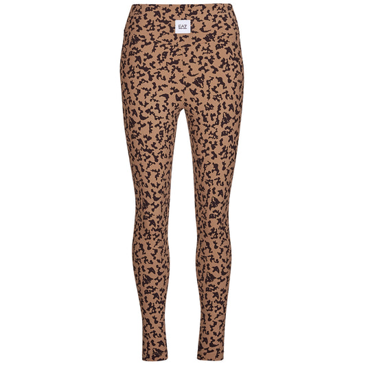 Collant Donna Emporio Armani EA7  TRAIN SPORTY 4EVER W LEGGINGS - TRAIN SPORTY 4EVER W LEGGINGS  Marrone