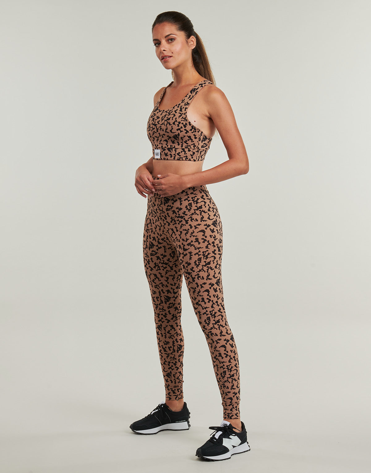 Brassiere Donna Emporio Armani EA7  TRAIN SPORTY 4EVER W SPORT BRA - TRAIN SPORTY 4EVER W SPORT BRA  Marrone