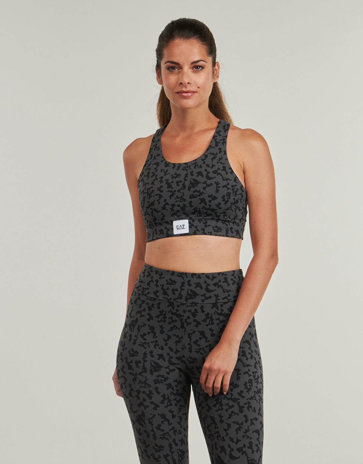 Brassiere Donna Emporio Armani EA7  TRAIN SPORTY 4EVER W SPORT BRA - TRAIN SPORTY 4EVER W SPORT BRA  Grigio