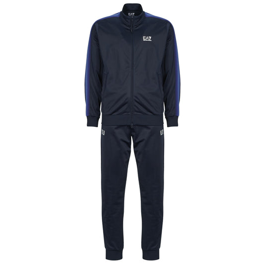 Tuta Uomo Emporio Armani EA7  TRAIN 7 LINES M T-SUIT T-TOP FZ CH PL - TRAIN 7 LINES M T-SUIT T  Blu