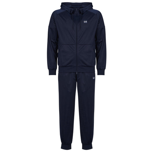 Tuta Uomo Emporio Armani EA7  TRAIN VISIBILITY M T-SUIT HOODIE FZ CH PL - TRAIN VISIBILITY M T  Blu
