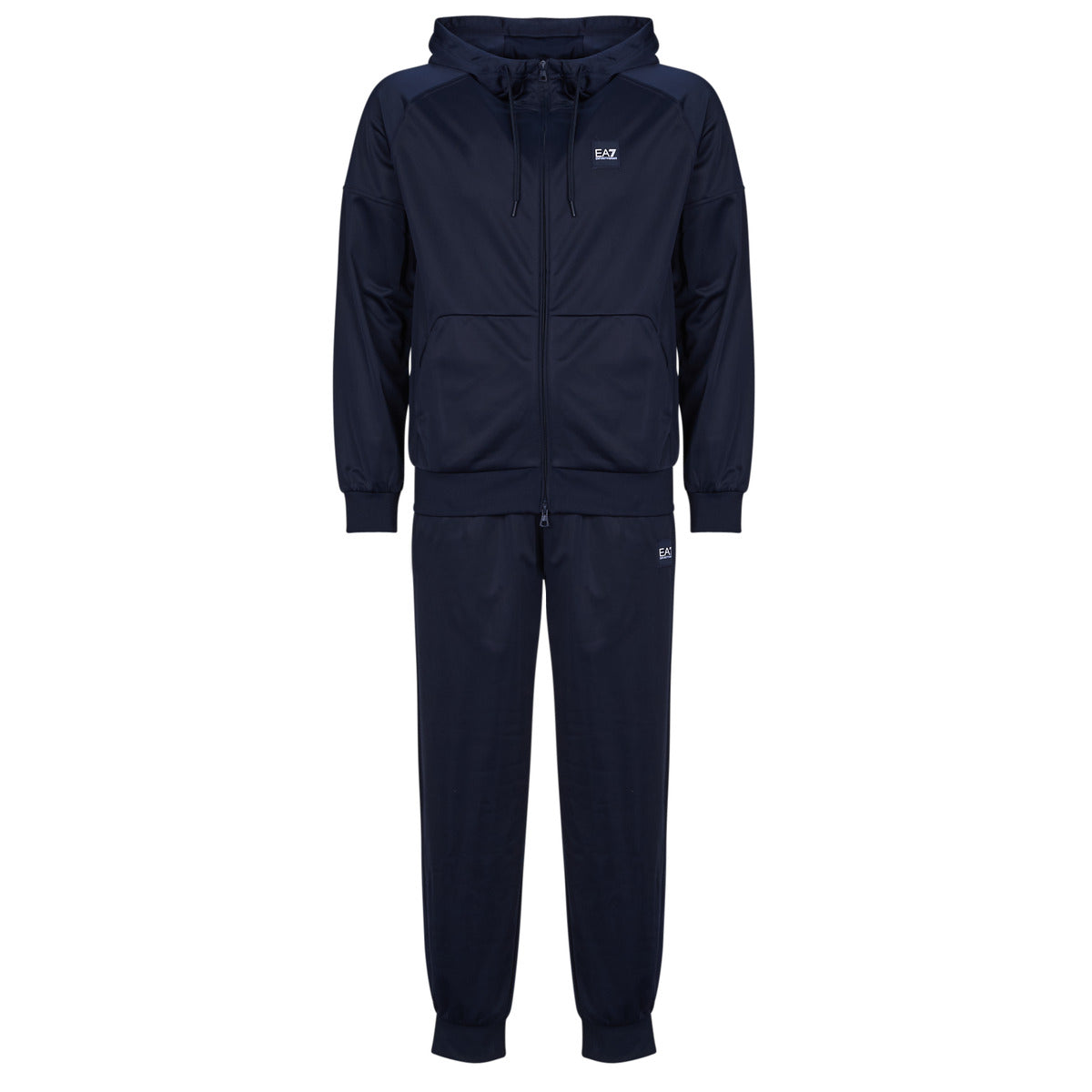 Tuta Uomo Emporio Armani EA7  TRAIN VISIBILITY M T-SUIT HOODIE FZ CH PL - TRAIN VISIBILITY M T  Blu