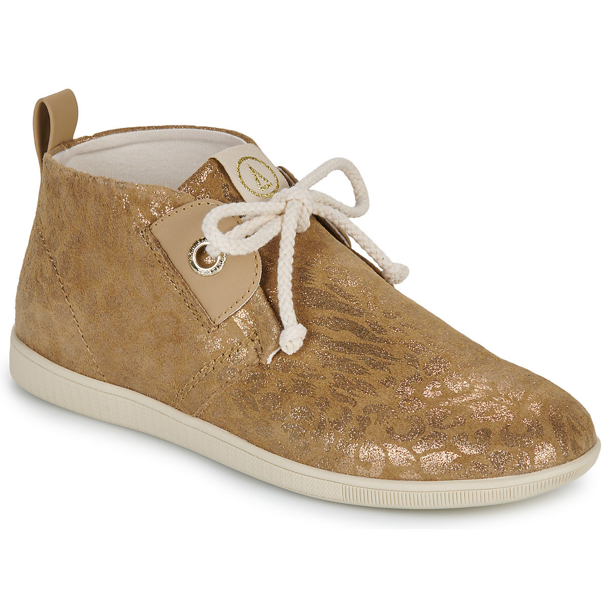 Sneakers alte Donna Armistice  STONE MID CUT  Oro
