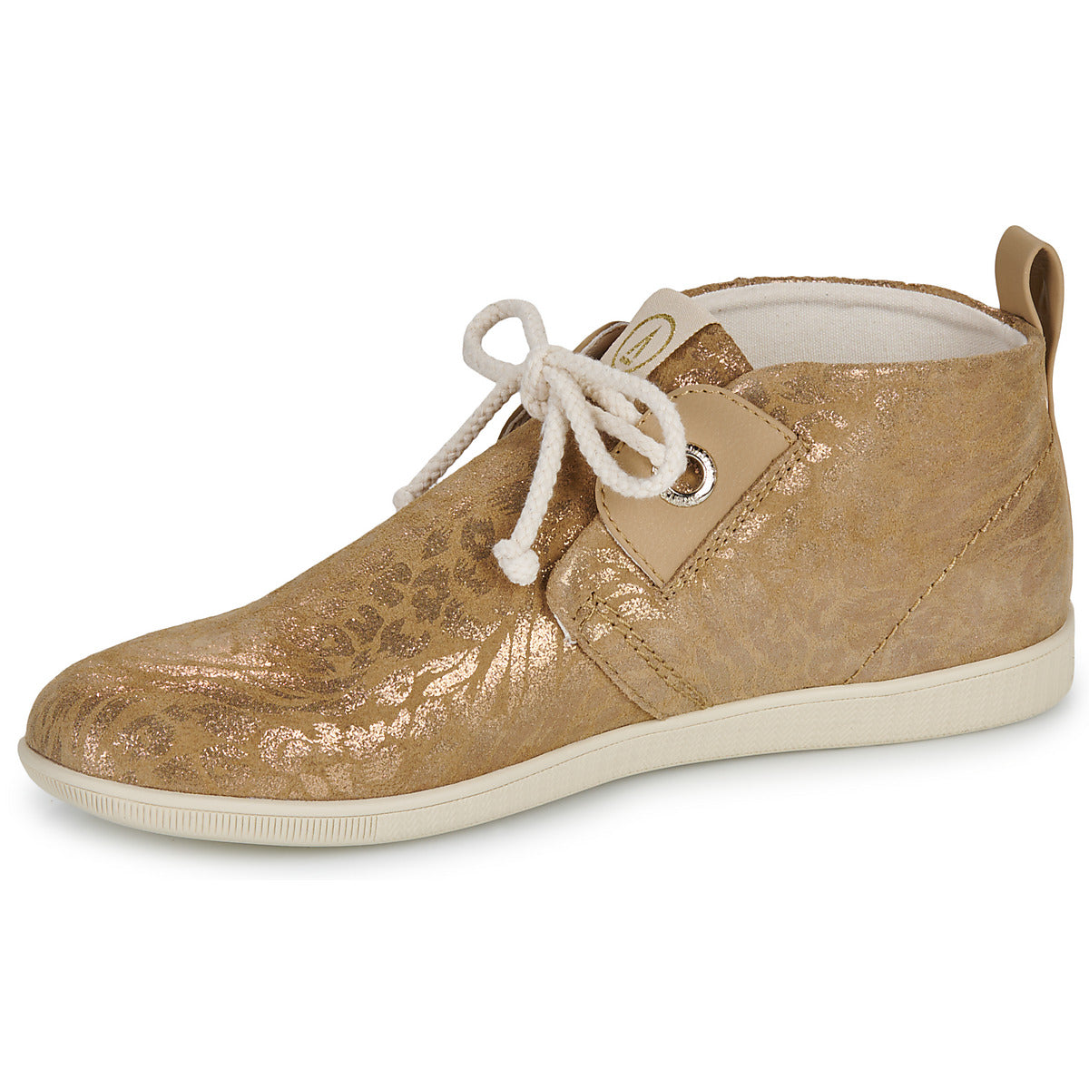 Sneakers alte Donna Armistice  STONE MID CUT  Oro