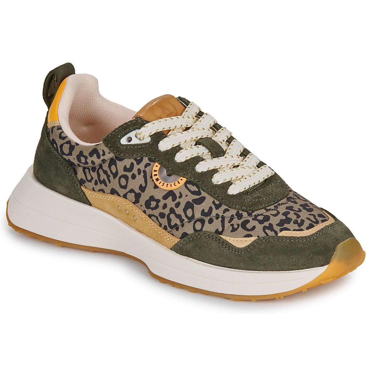 Sneakers basse Donna Armistice  MOON JOGGER  Kaki