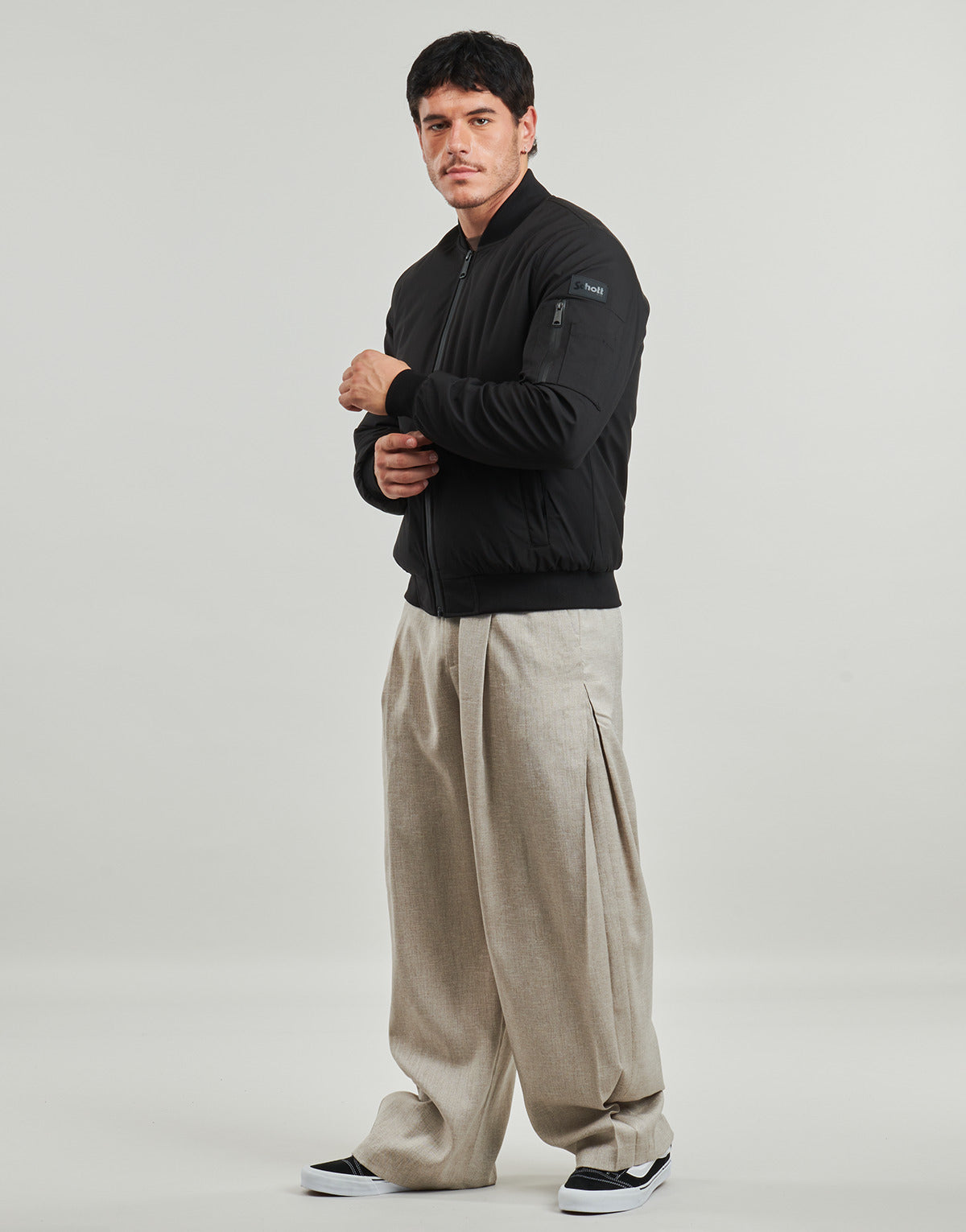 Giubbotto Uomo Schott  DENIS  Nero