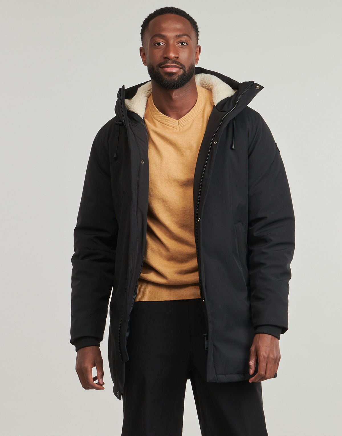 Parka Uomo Schott  ELJIN  Nero