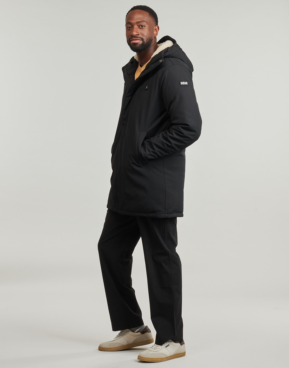 Parka Uomo Schott  ELJIN  Nero