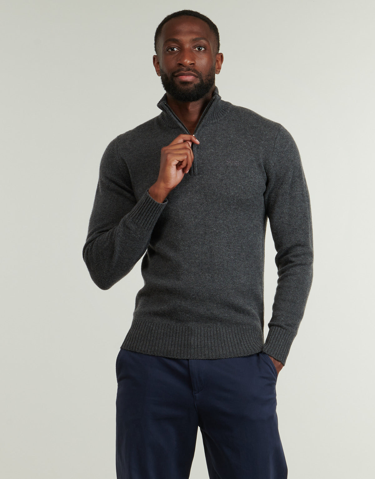 Maglione Uomo Schott  PLLANCE2  Grigio