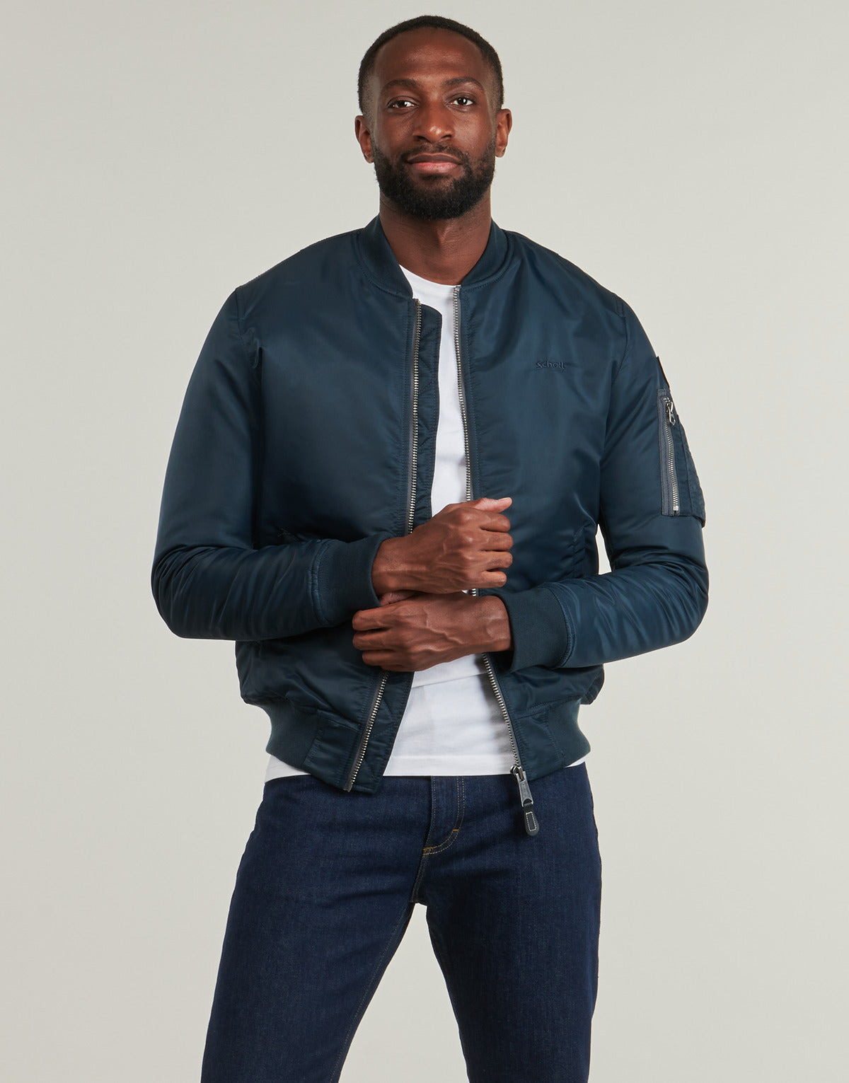 Giubbotto Uomo Schott  AIRFORCE RS  Marine