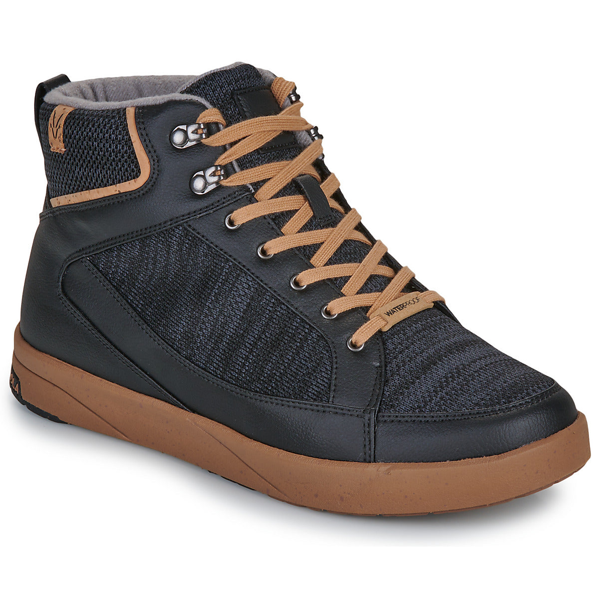 Sneakers alte Uomo Saola  MACHU WATERPROOF  Nero