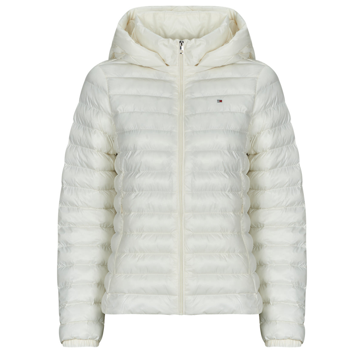 Piumino Donna Tommy Hilfiger  LW PADDED SLIM JACKET  Bianco