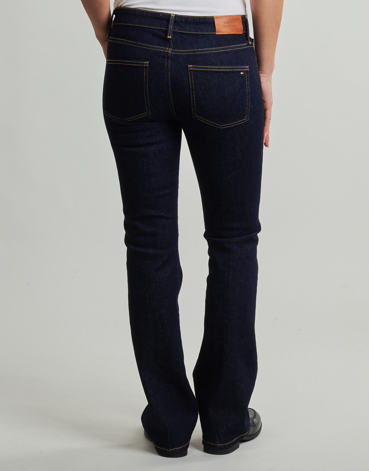 Jeans Slim Donna Tommy Hilfiger  DNM RINSE BOOTCUT RW  Blu