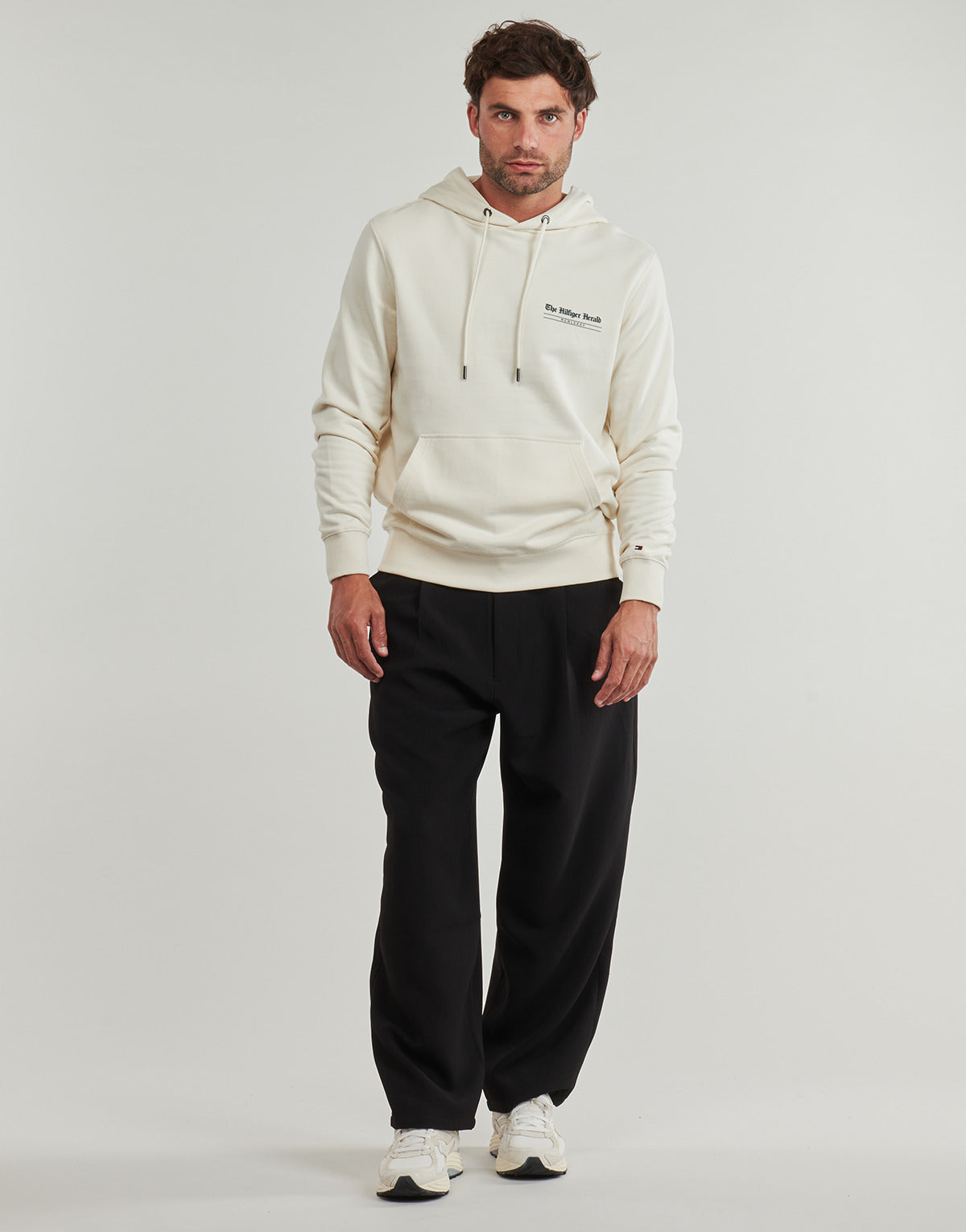 Felpa Uomo Tommy Hilfiger  HILFIGER HERALD GRAPHIC HOODY  Beige