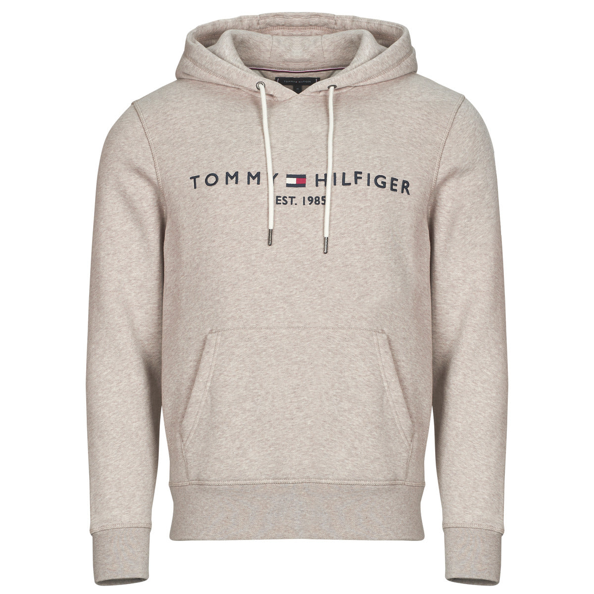 Felpa Uomo Tommy Hilfiger  TOMMY LOGO HOODY  Beige