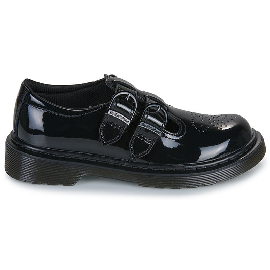Ballerine bambina ragazza Dr. Martens 8065 Mono J T Bar Shoe Nero
