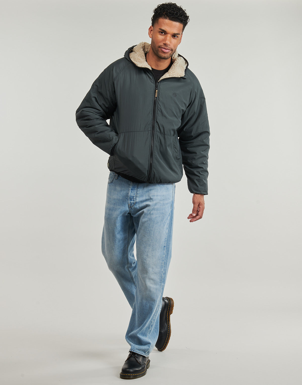 Felpa Uomo Element  WOLFE SHERPA  Bianco