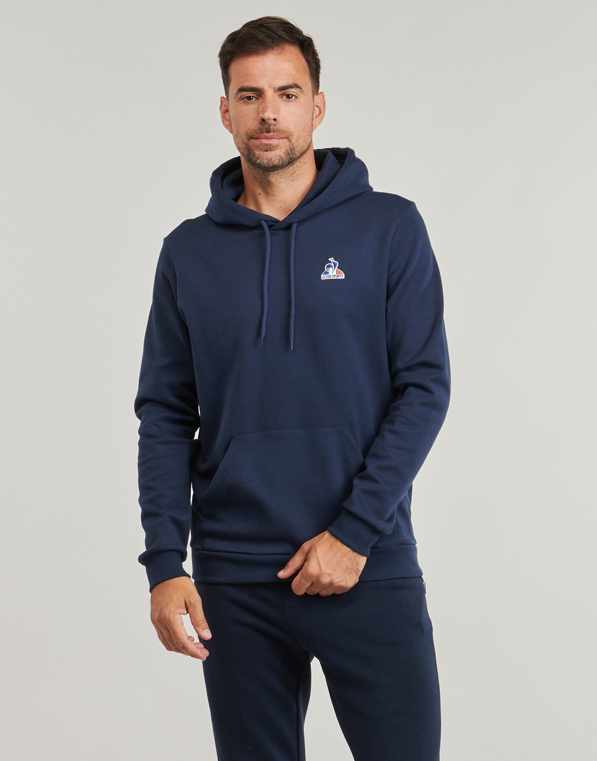 Felpa Uomo Le Coq Sportif  ESS HOODY  Marine