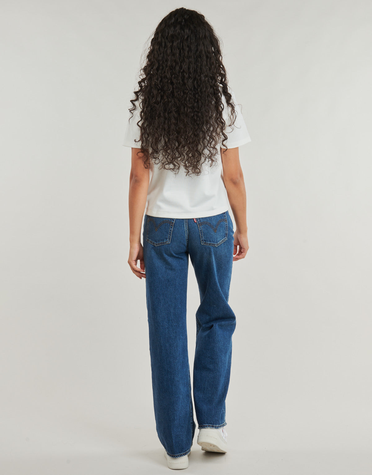 T-shirt Donna Le Coq Sportif HERITAGE SP Tee SS N°1 W Bianco