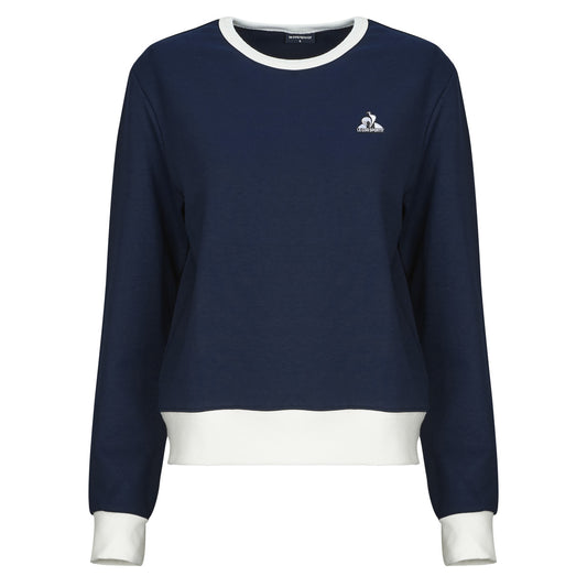 Felpa Donna Le Coq Sportif HERITAGE SP Crew SWEAT N°1 W Marine
