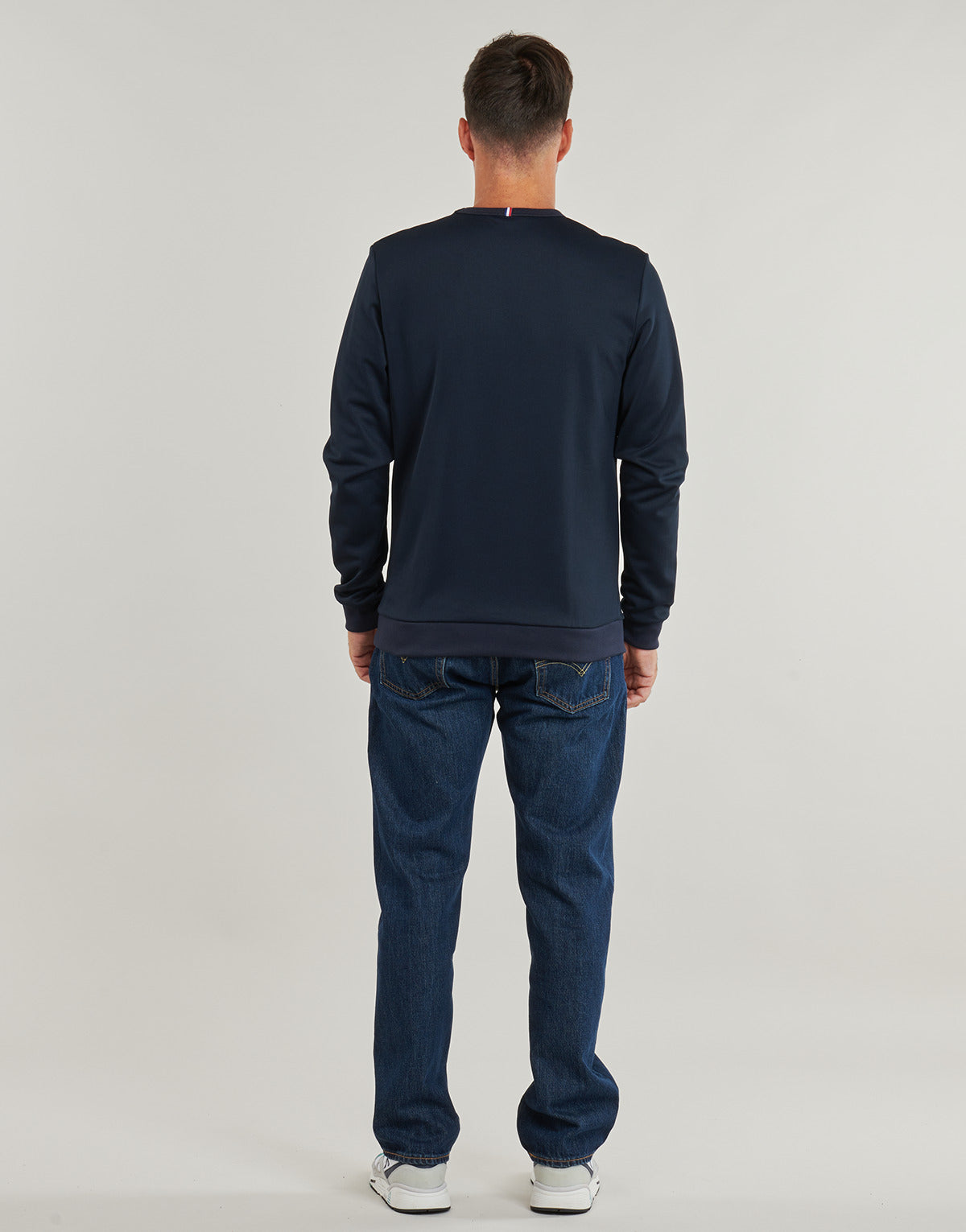 Felpa Uomo Le Coq Sportif HERITAGE SP Crew SWEAT N°1 M Marine