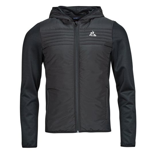 Giubbotto Uomo Le Coq Sportif HYBRIDE FZ Hoody N°1 M Nero
