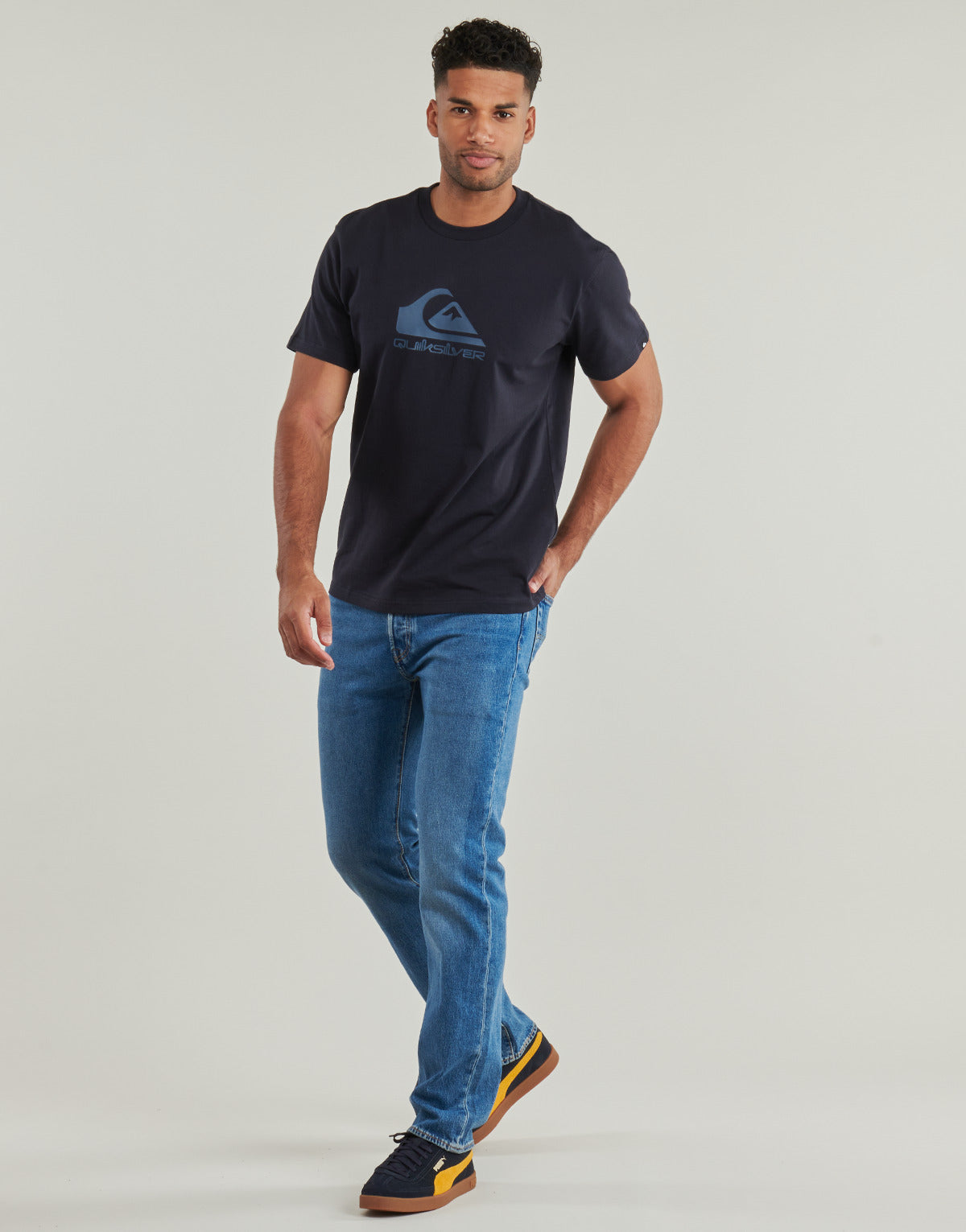 T-shirt Uomo Quiksilver  EV COMP LOGO SS  Marine