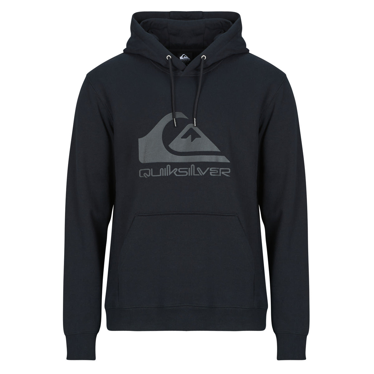 Felpa Uomo Quiksilver  COMP LOGO HOODIE  Nero