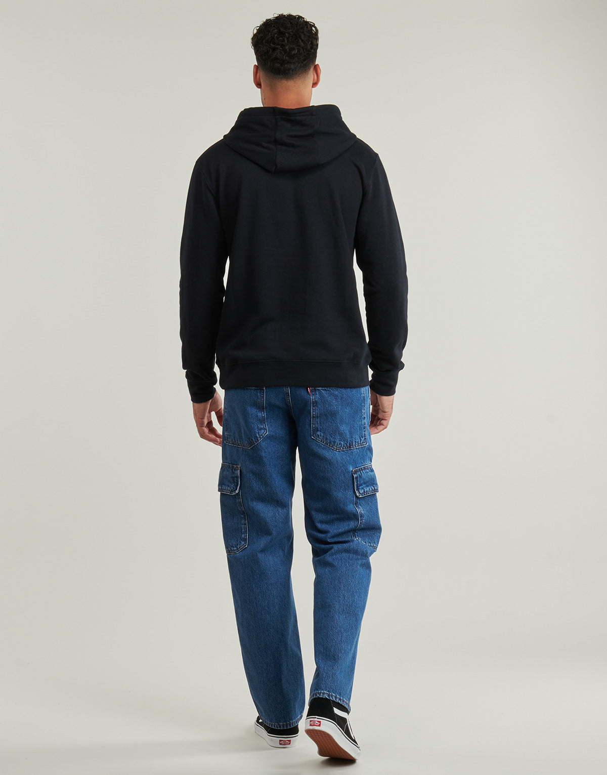 Felpa Uomo Quiksilver COMP LOGO HOODIE Nero