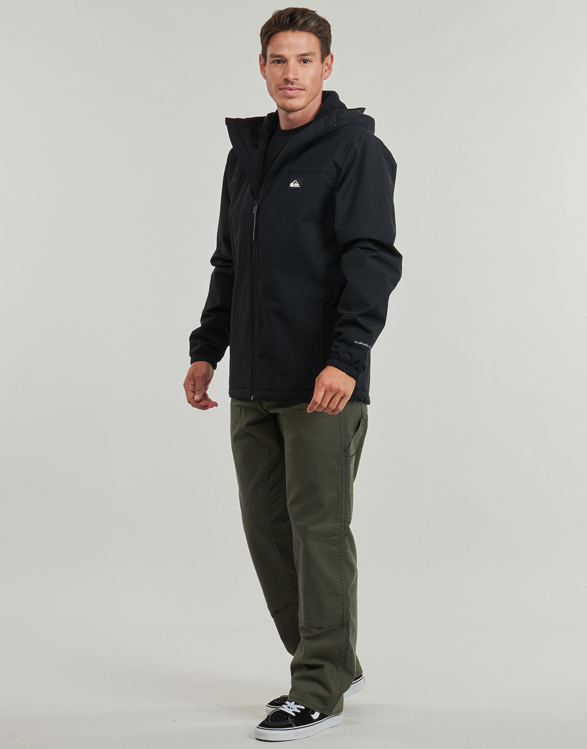 Giubbotto Uomo Quiksilver  OVERCAST 3K WARM JACKET  Nero