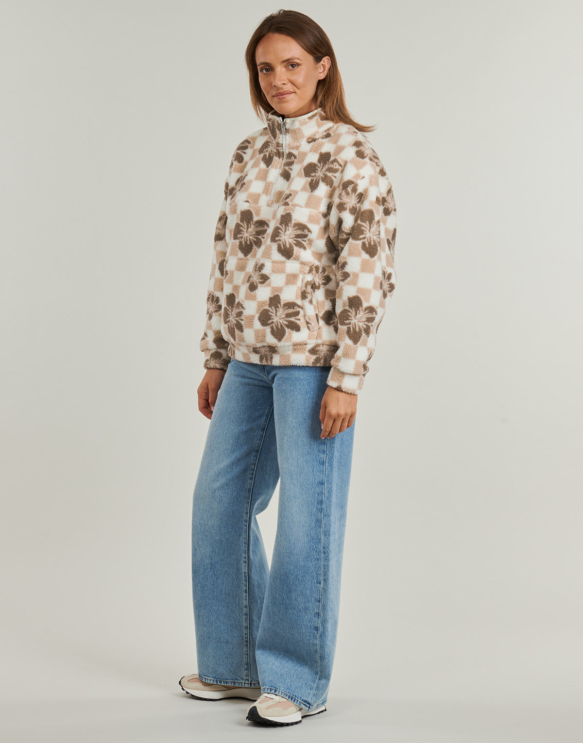 Felpa Donna Roxy  JIVE TALKING BONDED  Multicolore