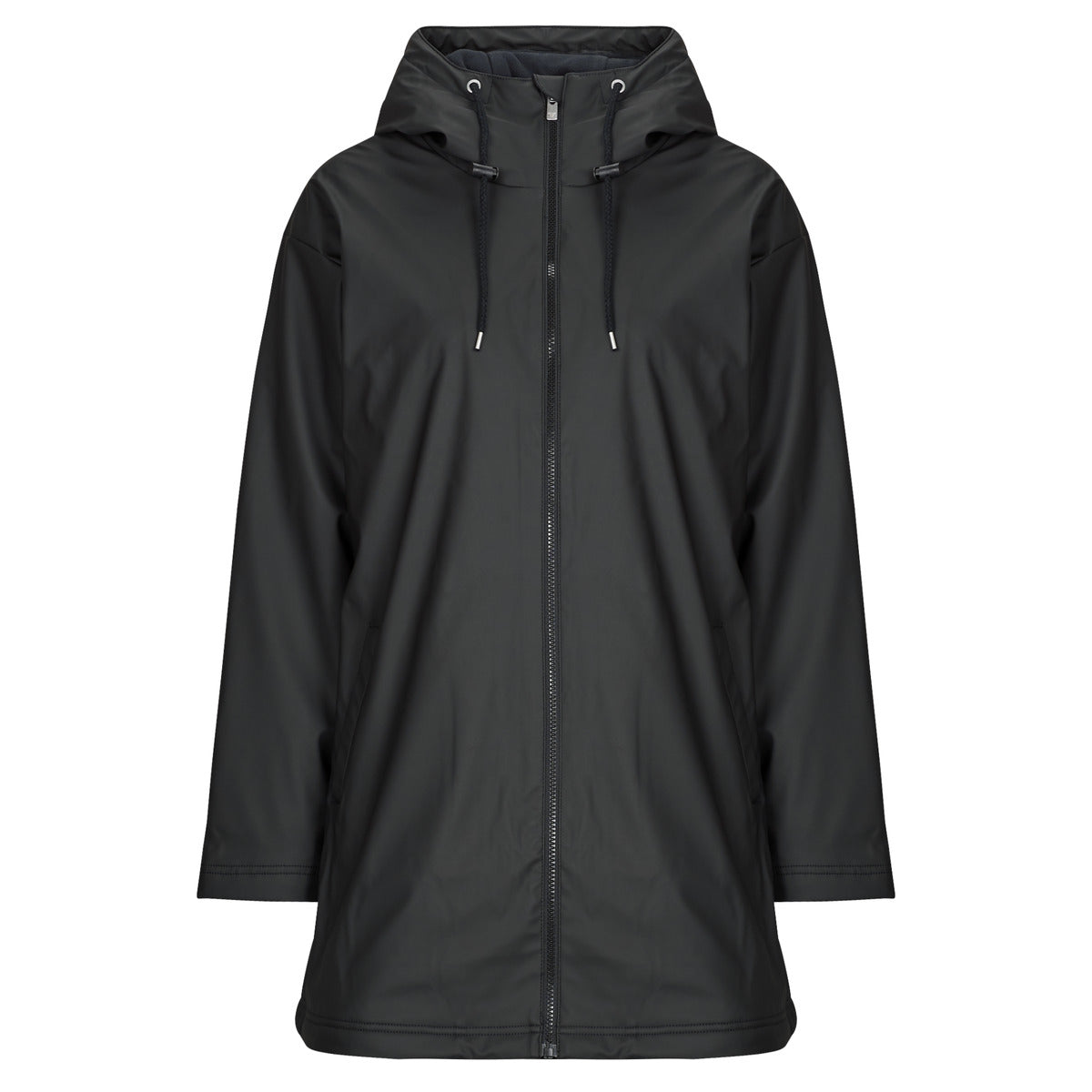 Mantella Donna Roxy  RAIN ROAD POLAR ZIP  Grigio