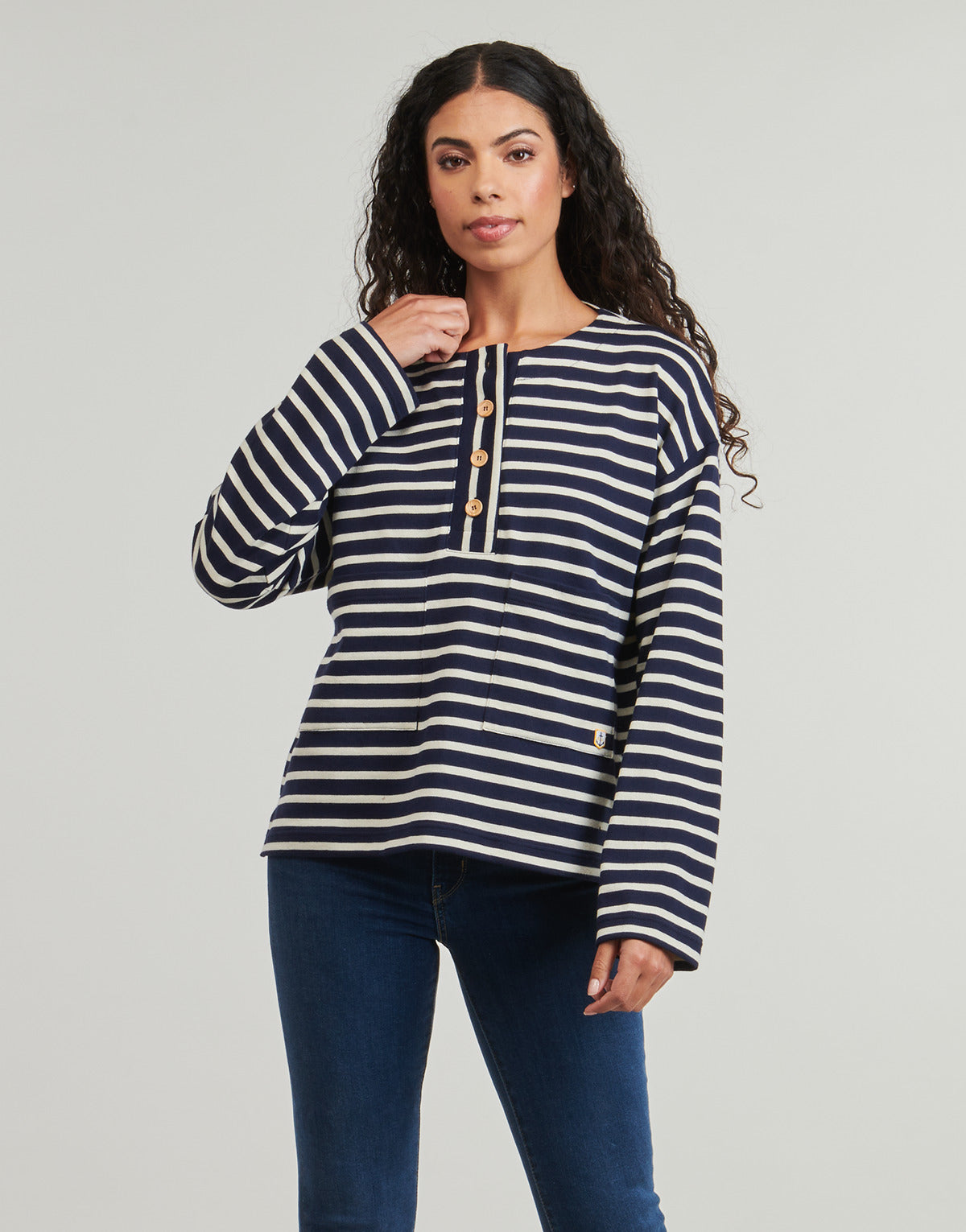 Camicetta Donna Armor Lux  MARNIERE TUNISIENNE HERITAGE  Marine