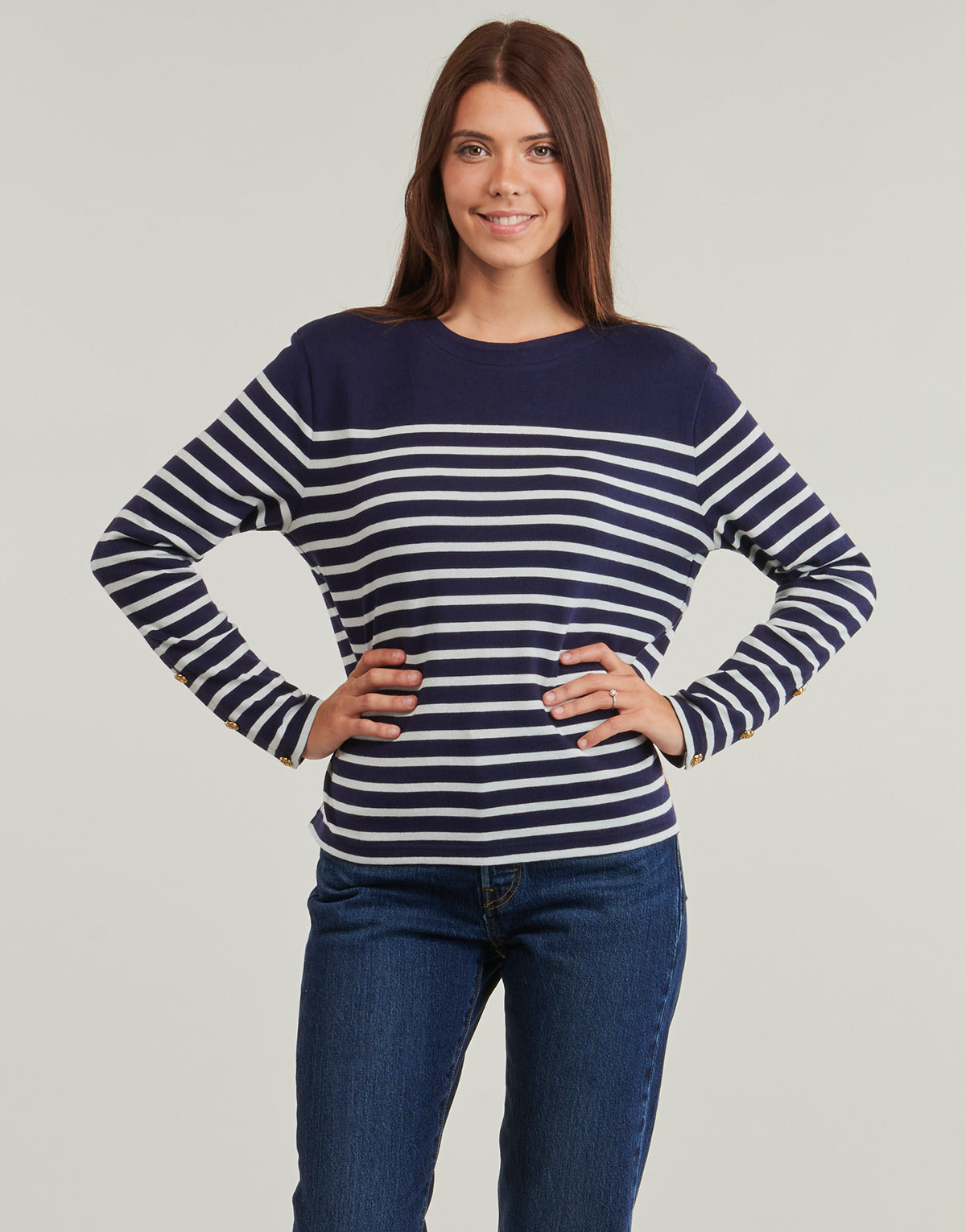 Camicetta Donna Armor Lux  MARINIERE HERITAGE  Marine