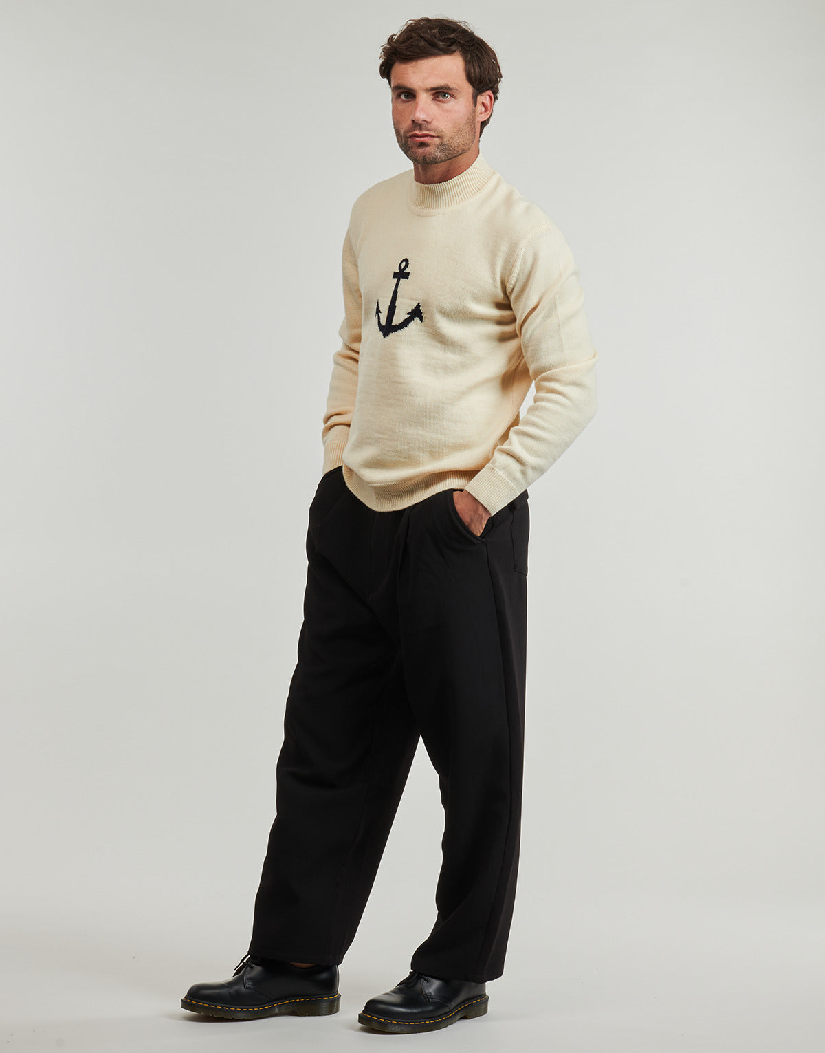 Maglione Uomo Armor Lux  PULL MARIN REVISITE  Bianco