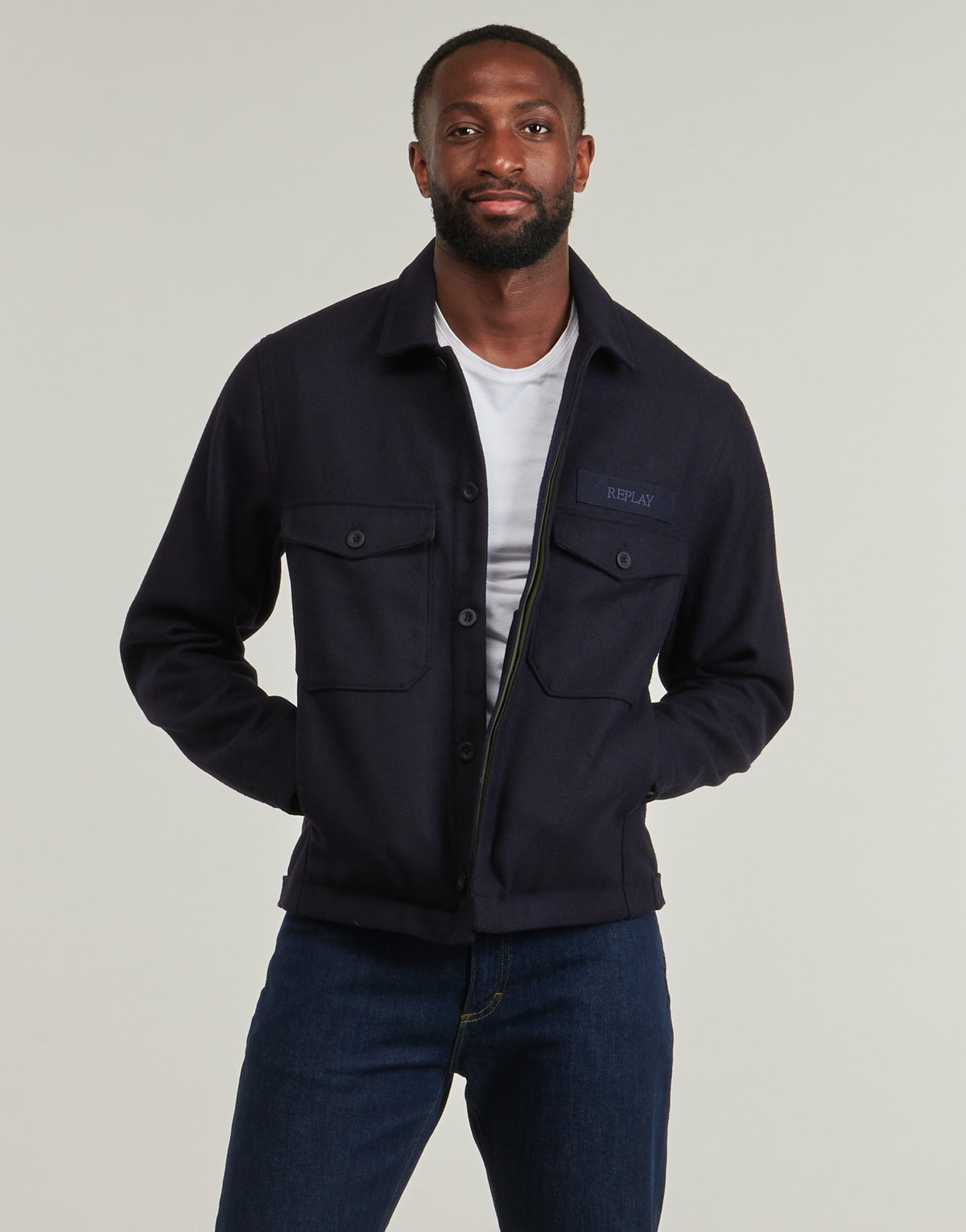 Giubbotto Uomo Replay  -  Nero