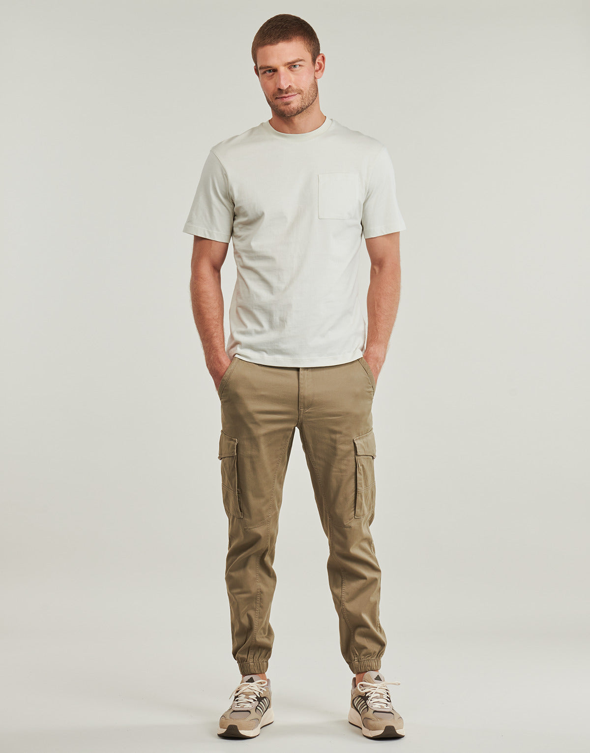 T-shirt Uomo Replay  -  Beige