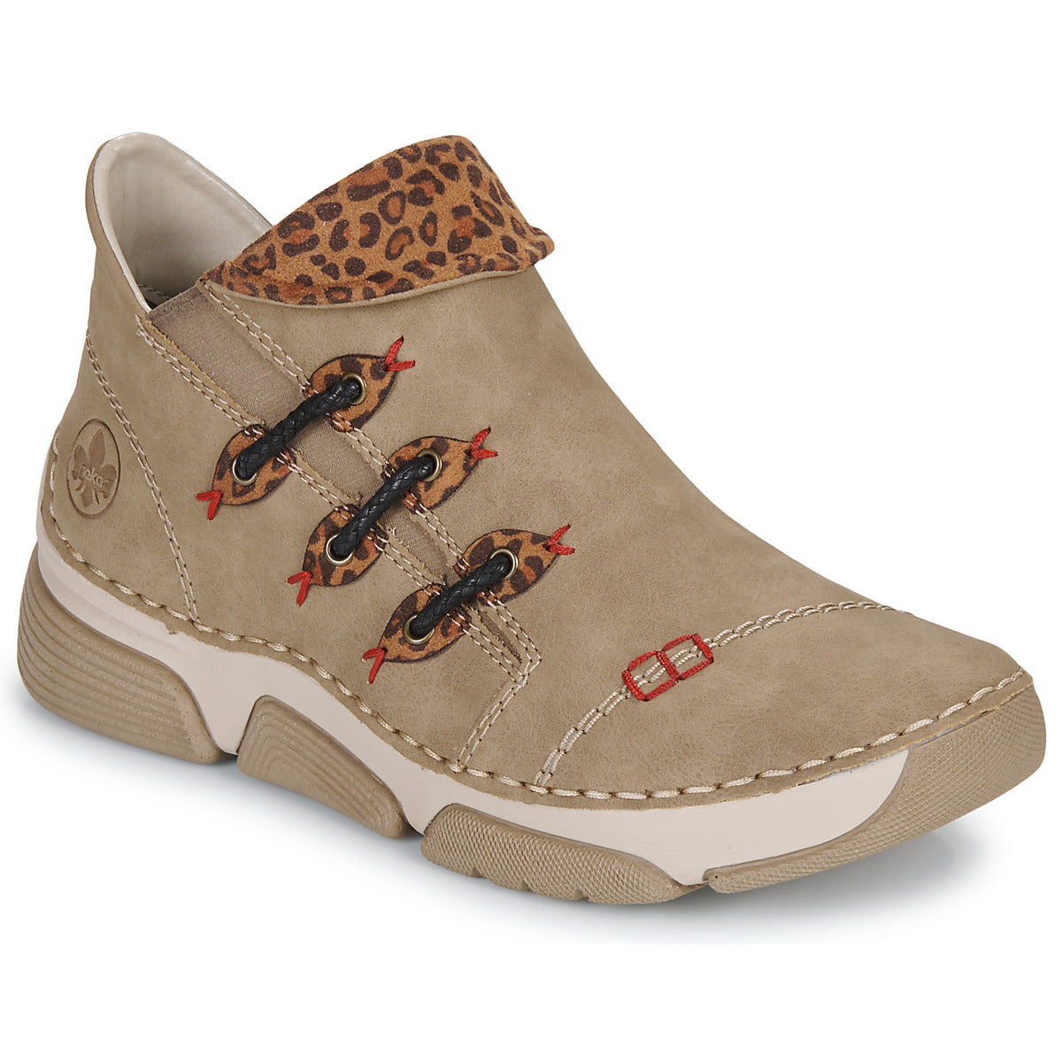 Sneakers alte Donna Rieker  45983-64  Beige