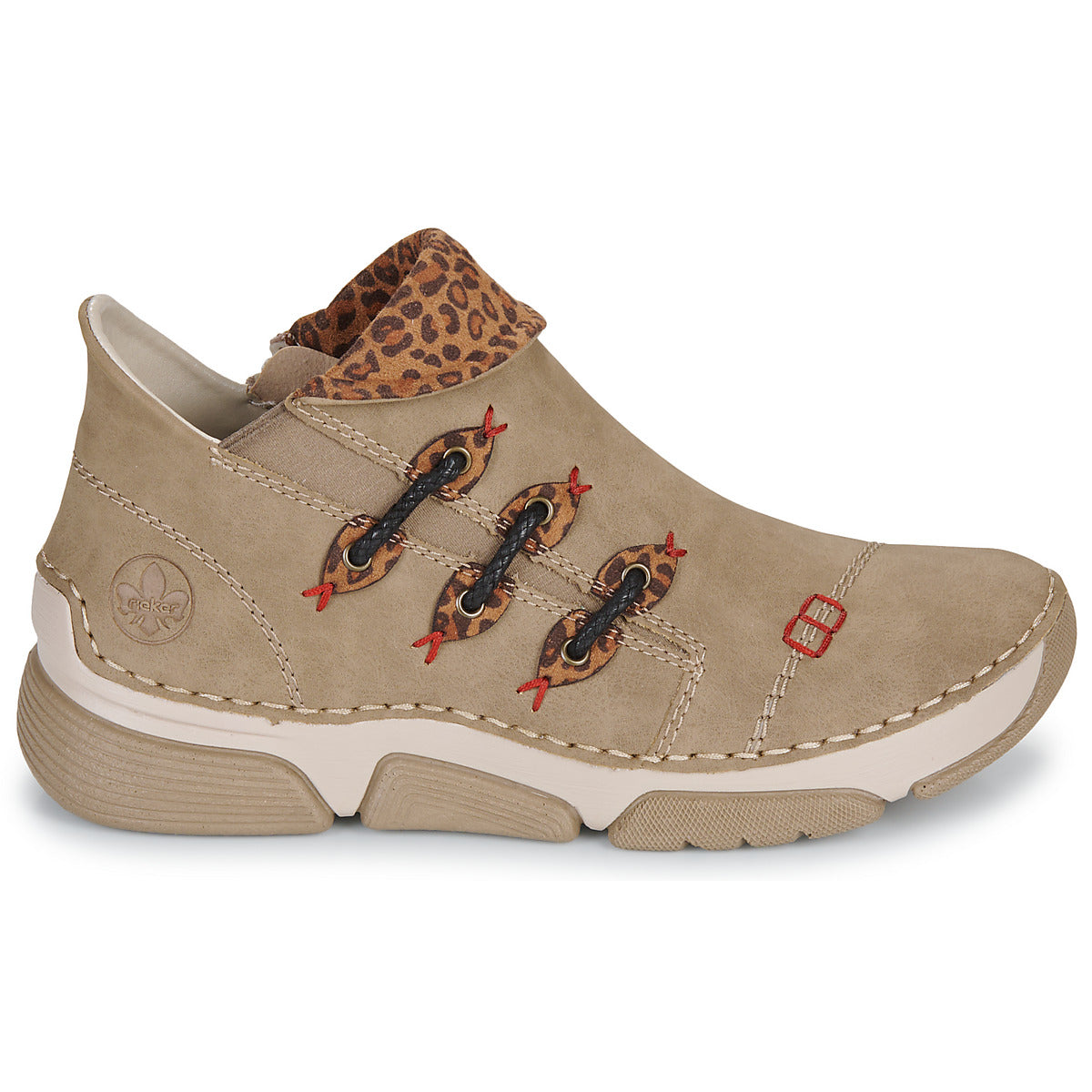 Sneakers alte Donna Rieker  45983-64  Beige