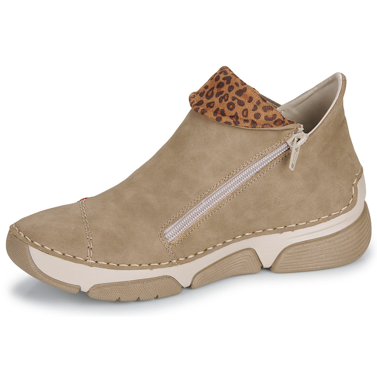 Sneakers alte Donna Rieker  45983-64  Beige