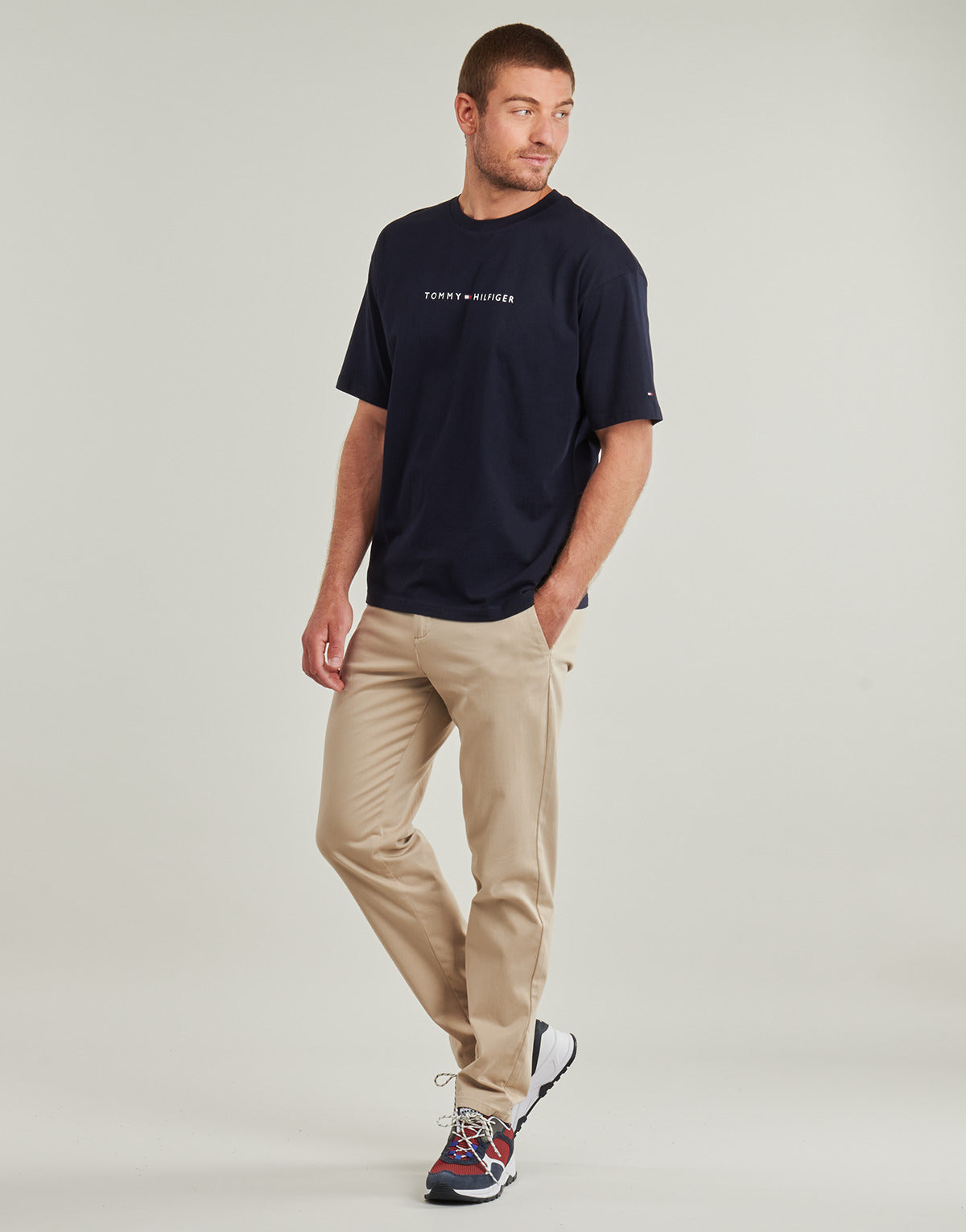 T-shirt Uomo Tommy Hilfiger SS TEE CONT. LOGO