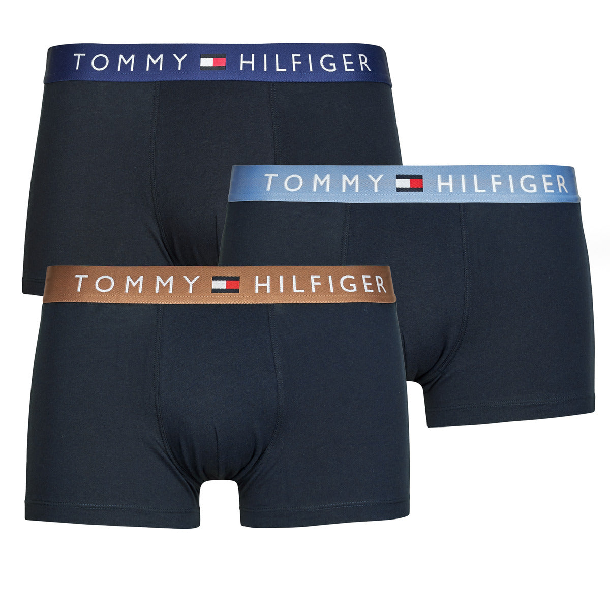 Boxer Uomo Tommy Hilfiger  3P TRUNK WB  Marine