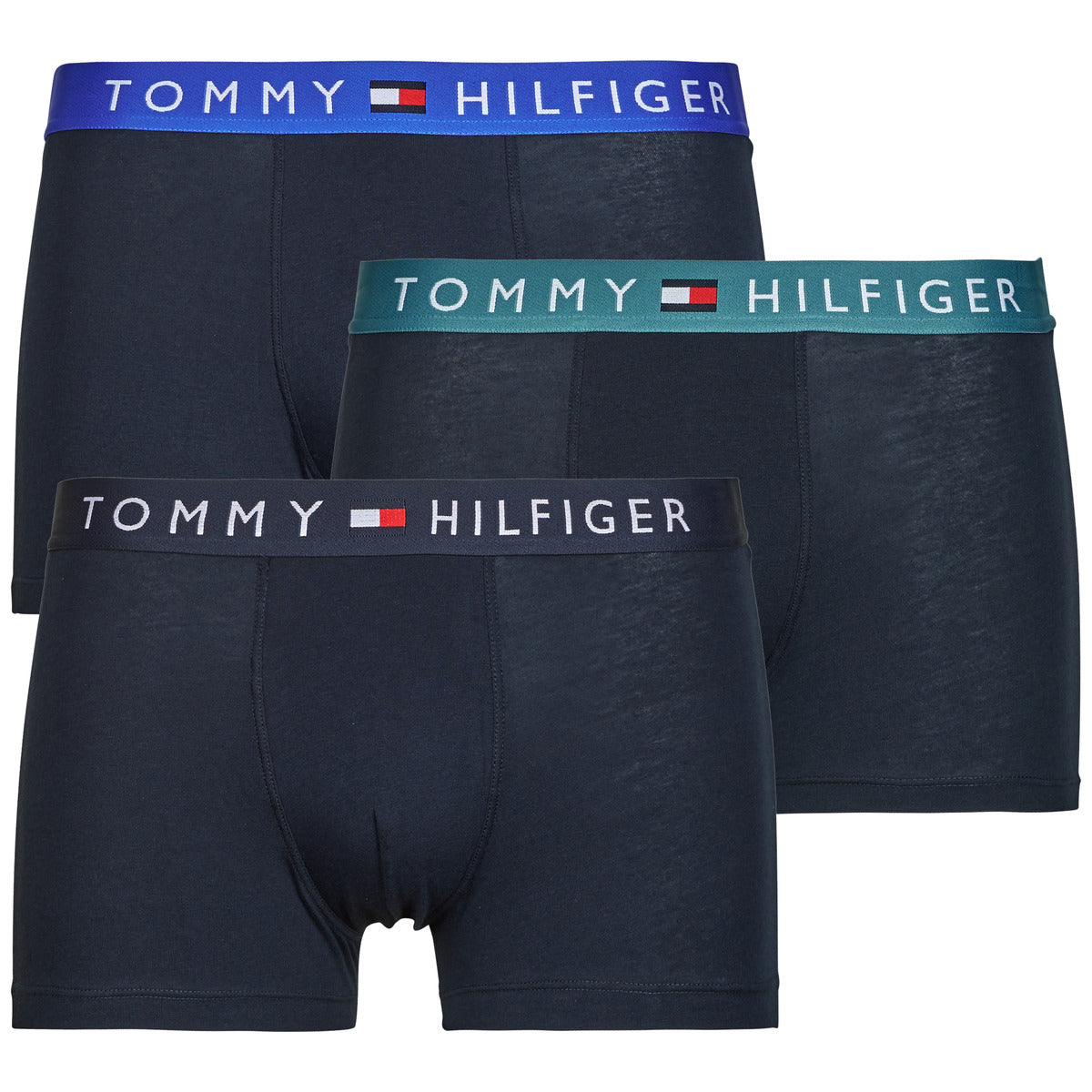 Boxer Uomo Tommy Hilfiger  3P TRUNK WB  Marine