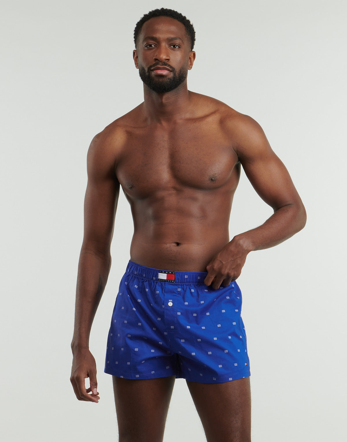 Mutande uomo Uomo Tommy Hilfiger  3P WOVEN BOXER PRINT  Multicolore