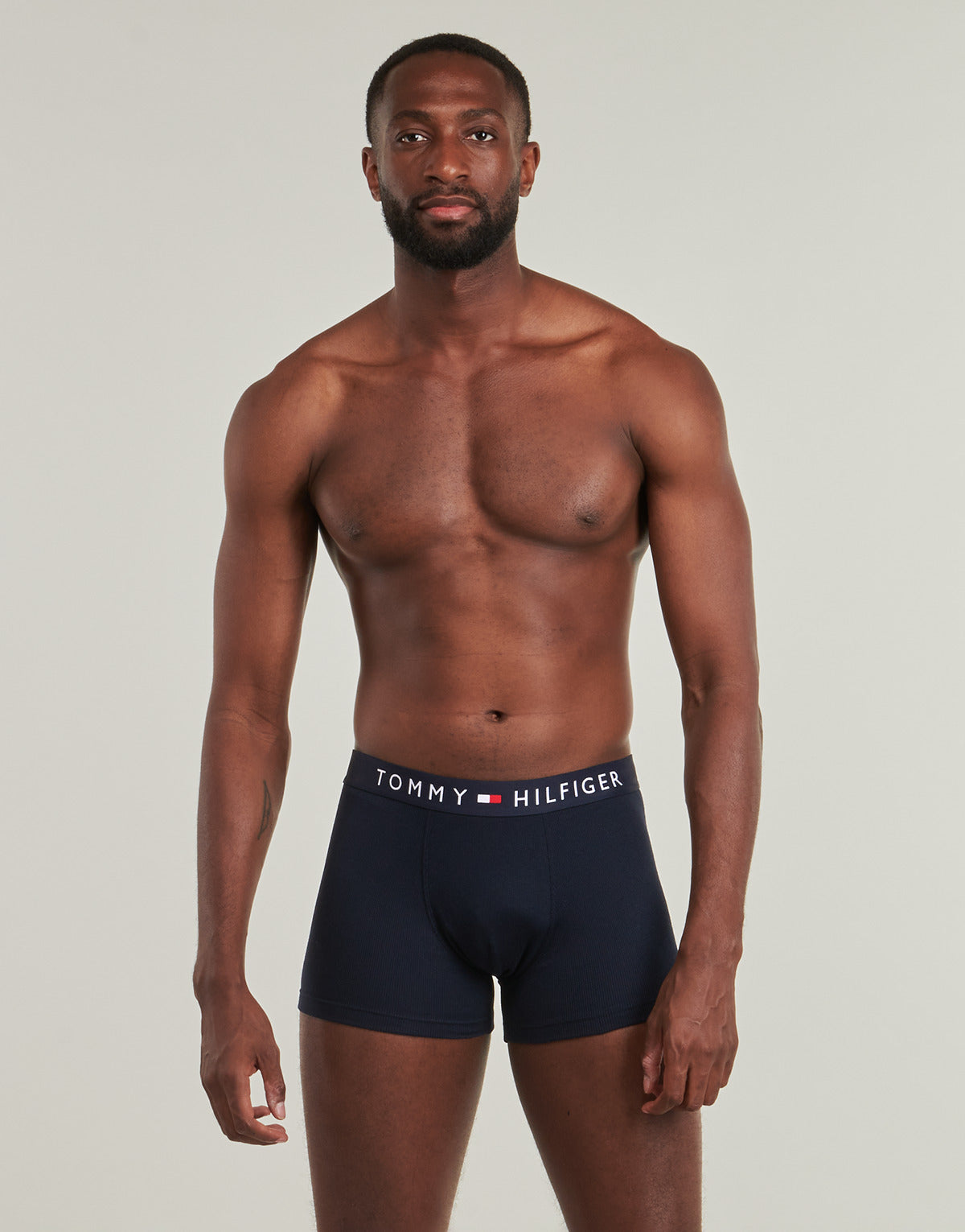 Boxer Uomo Tommy Hilfiger  3P RIB TRUNK  Marine