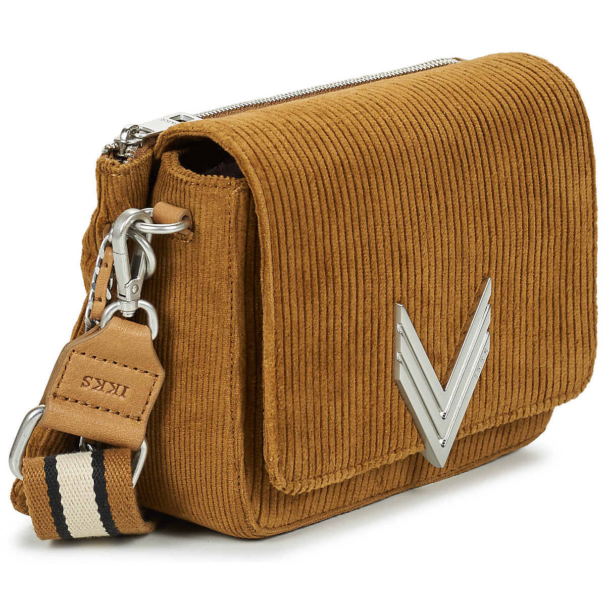 Borsa a tracolla Donna Ikks  111 VELVET  Beige