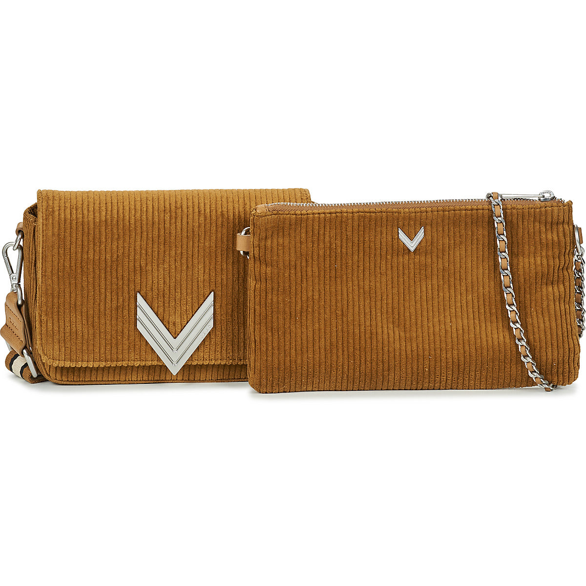 Borsa a tracolla Donna Ikks  111 VELVET  Beige