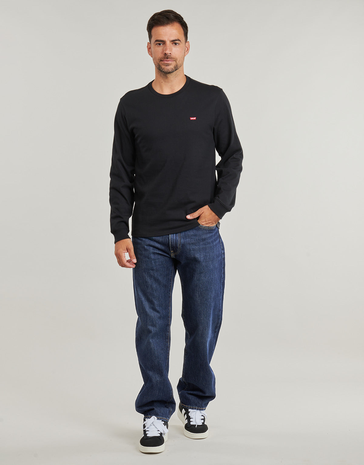 Jeans Uomo Levis  555® RELAXED STRAIGHT  Blu