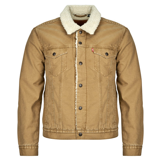 Giacca in jeans Uomo Levis  TYPE 3 SHERPA TRUCKER  Beige